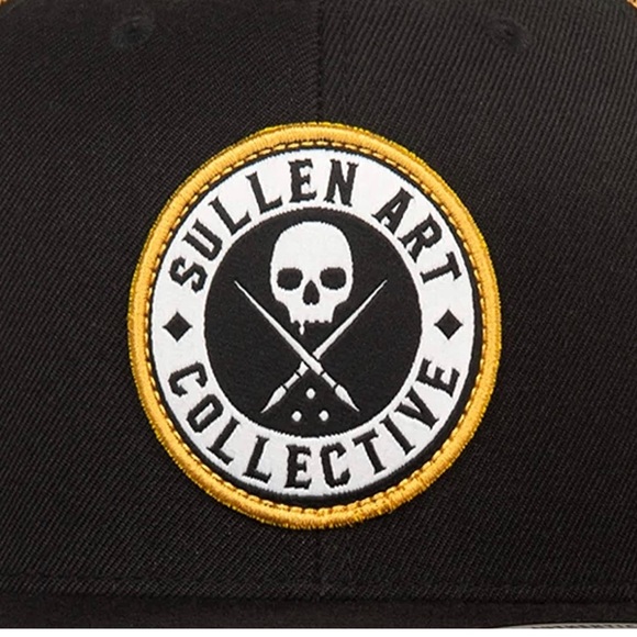 New Authentic Sullen Art Co. Badge of Honor Snap Back Hat - Picture 6 of 8